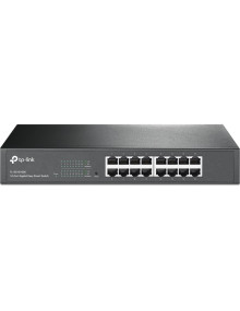 Red TP-LINK CN12164532 - TP-Link TL-SG1016DE Gestionado L2 Gigabit Ethernet (10/100/1000) 1U Negro