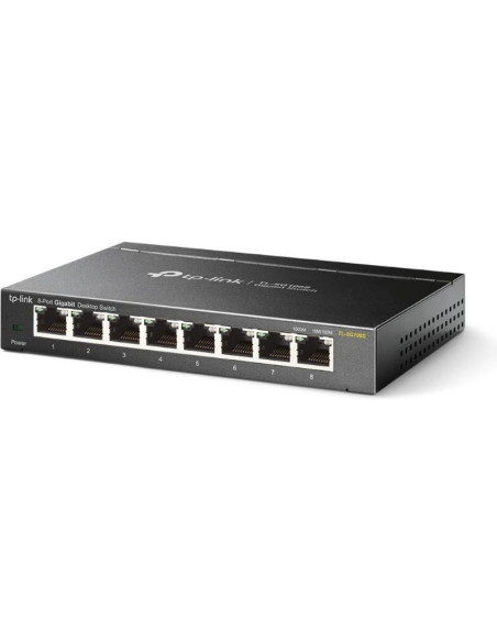 Red TP-LINK TL-SG108S - TP-Link TL-SG108S Switch 8xGB RJ45 Metal