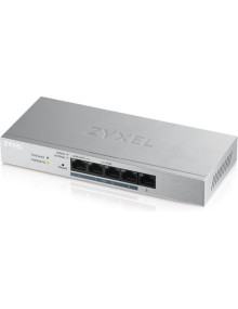 Red ZYXEL CN11351219 - Zyxel GS1200-5HP v2 Gestionado Gigabit Ethernet (10/100/1000) Energia sobre Ethernet (PoE) Gris