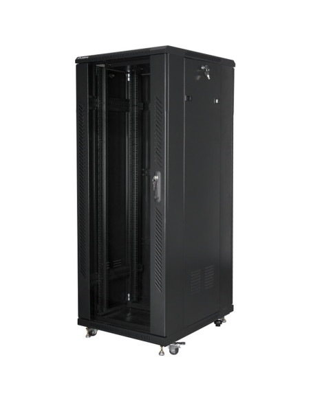 Red LANBERG AR02423010 - Lanberg WF01-6606-10B armario rack 6U Bastidor de pared Negro