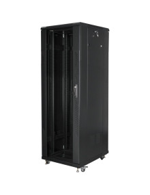 Red LANBERG AR15423001 - Lanberg FF01-6837-12B armario rack 37U Rack o bastidor independiente Negro