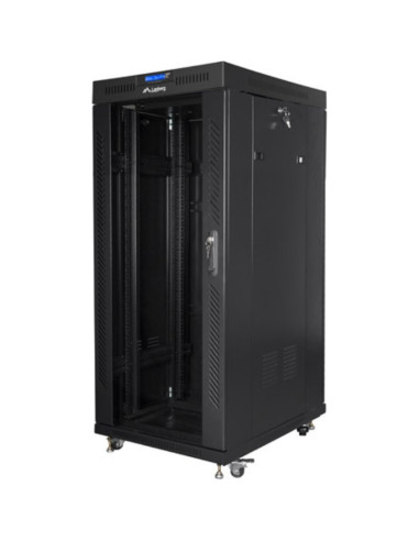 Red LANBERG AR15423002 - Lanberg FF01-8037-12BL armario rack 37U Rack o bastidor independiente Negro