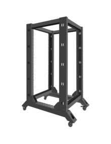 Red LANBERG AR07423018 - Lanberg OR01-6822-B armario rack 22U Rack o bastidor independiente Negro