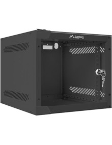 Red LANBERG AR05423018 - Lanberg OR01-6115-B armario rack 15U Rack o bastidor independiente Negro
