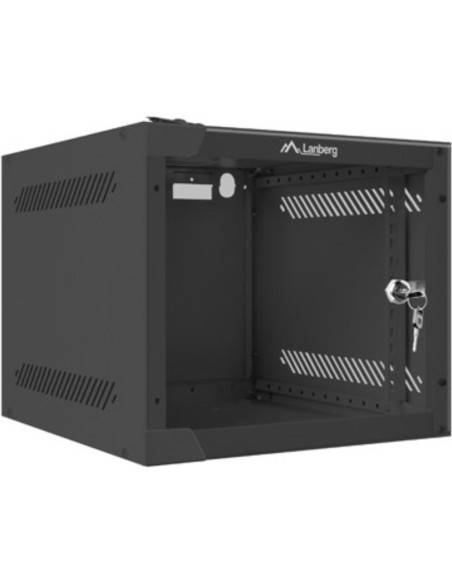 Red LANBERG AR05423018 - Lanberg OR01-6115-B armario rack 15U Rack o bastidor independiente Negro