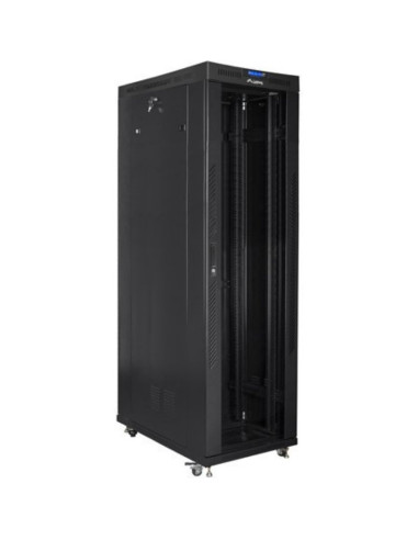 Red LANBERG AR09423043 - Lanberg FF01-6242-12BL armario rack 42U Rack o bastidor independiente Negro
