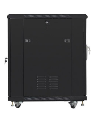 Red LANBERG AR20423352 - Lanberg FF01-8842-12BL armario rack 42U Rack o bastidor independiente Negro