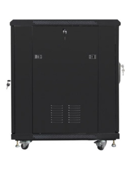 Red LANBERG AR20423352 - Lanberg FF01-8842-12BL armario rack 42U Rack o bastidor independiente Negro