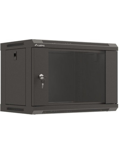 Red LANBERG AR05423020 - Lanberg FF01-6615-12SL armario rack 15U Rack o bastidor independiente Gris