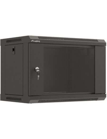 Red LANBERG AR05423020 - Lanberg FF01-6615-12SL armario rack 15U Rack o bastidor independiente Gris