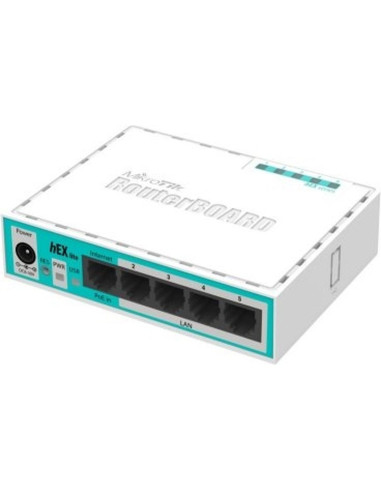 Red MIKROTIK RB750r2 - MikroTik RB750r2 hEX lite Router 5x10/100 L4