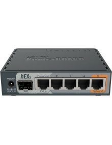 Red MIKROTIK RB760iGS - MikroTik RB760iGS hEX S Router 5xGB 1xSFP L4