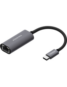 Red AISENS CA16504113 - AISENS Conversor USB3.1 Gen1 USB-C A Ethernet Gigabit 10/100/1000 Mbps, Gris, 15cm