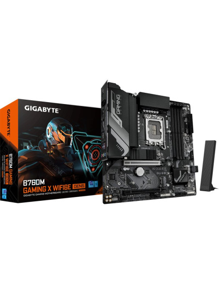 Placa base GIGABYTE PB211541421 - GIGABYTE B760M GAMING X WIFI6E GEN5 Placa Base