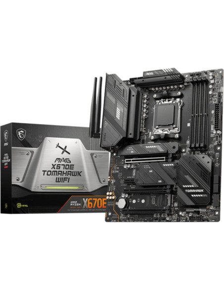 Placa base MSI PB1127545 - MSI MAG X670E TOMAHAWK WIFI placa base AMD X670 Zocalo AM5 ATX