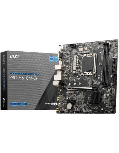 Placa base MSI 911-7D46-075 - MSI Placa Base PRO H610M-G DDR5 mATX 1700