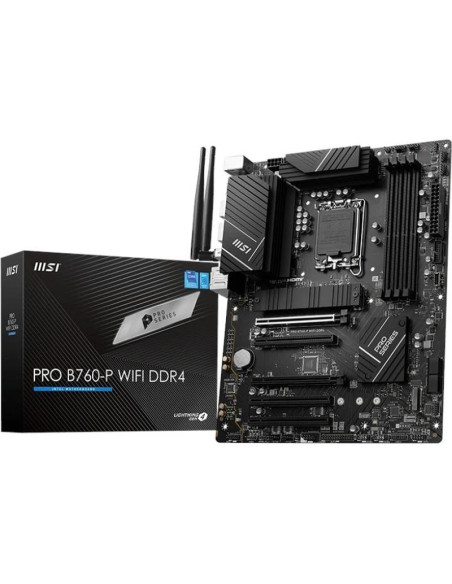 Placa base MSI 911-7D98-001 - MSI Placa Base PRO B760-P WIFI DDR4 ATX LGA1700