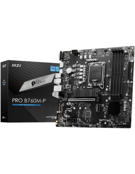 Placa base MSI 911-7E02-009 - MSI Placa Base PRO B760M-P DDR5 mATX LGA1700