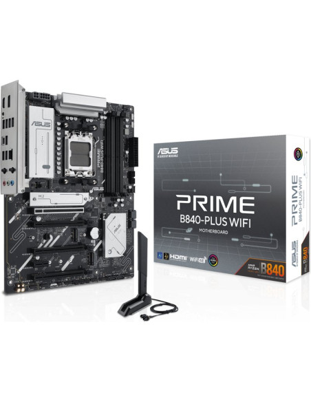 Placa base ASUS PB11106614 - ASUS PRIME B840-PLUS WIFI AMD B840 Zocalo AM5 ATX
