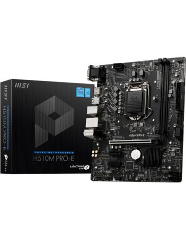 Placa base MSI PB21271165 - MSI H510M PRO-E placa base Intel H510 LGA 1200 (Socket H5) micro ATX