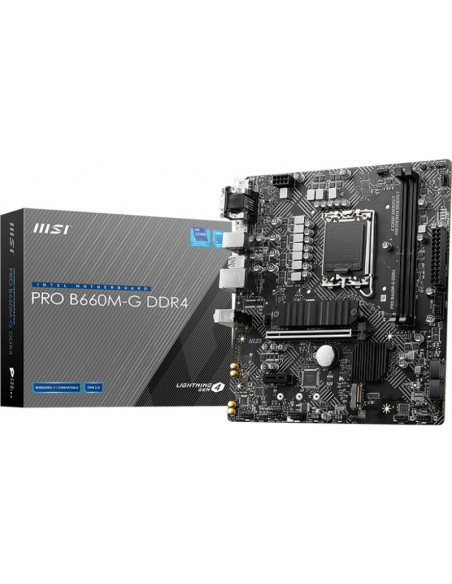 Placa base MSI PB21271208 - MSI PRO B660M-G DDR4 Intel B660 LGA 1700 micro ATX