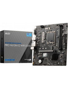 Placa base MSI PB21271369 - MSI PRO H610M-G WIFI DDR4 placa base Intel H610 LGA 1700 micro ATX