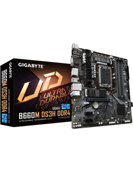 Placa base GIGABYTE PB211541187 - GIGABYTE B660M DS3H DDR4 placa base Intel B660 LGA 1700 micro ATX
