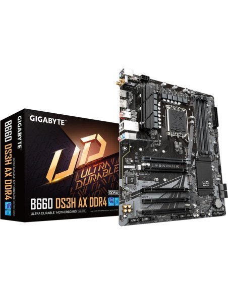 Placa base GIGABYTE PB211541214 - GIGABYTE B660 DS3H AX DDR4 placa base Intel B660 LGA 1700 ATX