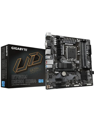 Placa base GIGABYTE B760M DS3H DDR4 - Gigabyte Placa Base B760M DS3H DDR4 mATX LGA1700