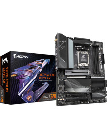 Placa base GIGABYTE PB11154491 - GIGABYTE X670 AORUS ELITE AX Placa base - Compatible con AMD Ryzen 9000 Series CPUs, 16+2+2