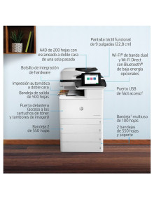 OFERTA Multifuncion T3U55AB19 HP - STRONGHP Impresora multifunción HP Enterprise M776dn, Impresión, copia, escane