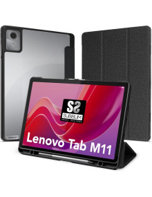 Accesorio SUBBLIM TA91505193 - SUBBLIM Funda Tablet Clear Shock Case Compatible con Lenovo Tab M11 Negro 11" SmartCover