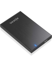Caja externa para disco AISENS HD33504189 - AISENS ASE-2527B caja para disco duro externo Carcasa de disco duro/SSD 2.5"