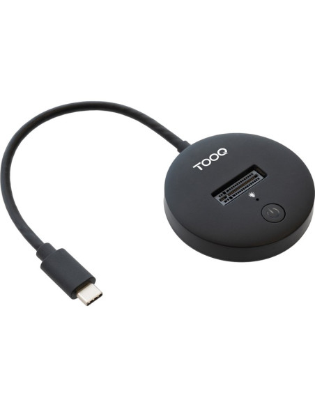 Periferico TOOQ HD306016 - TooQ Docking Station USB-C 3.2 Gen 2x1 para SSD M.2 NVMe PICe, Negra