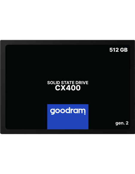 Disco GOODRAM HD34375457 - Goodram CX400 gen.2 512 GB 2.5" Serial ATA III 3D TLC NAND