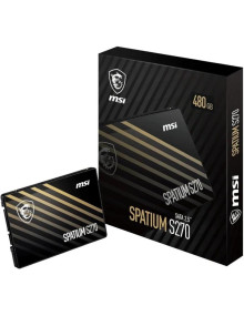 Disco MSI S78-440E350-P83 - MSI SSD Spatium S270 480Gb 2.5" Sata 3 6Gbps