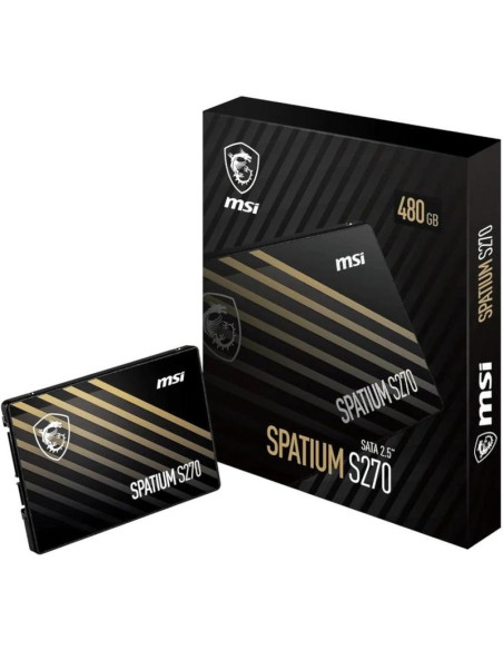 Disco MSI S78-440E350-P83 - MSI SSD Spatium S270 480Gb 2.5" Sata 3 6Gbps
