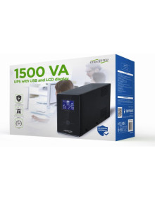 SAI GEMBIRD LB2932083 - Gembird EG-UPS-034 sistema de alimentacion ininterrumpida (UPS) Linea interactiva 1,5 kVA 900 W AC