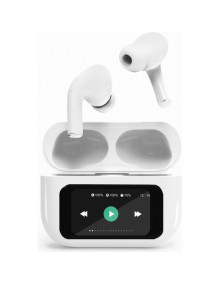 Altavoz GEMBIRD AU1232103 - Gembird GMB Audio TWS-LCD-ANC-01-W auricular y casco Auriculares Inalambrico Dentro de oido Blanco