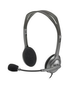 Altavoz LOGITECH 981-000593 - Logitech Auricular+Mic H111 Negro