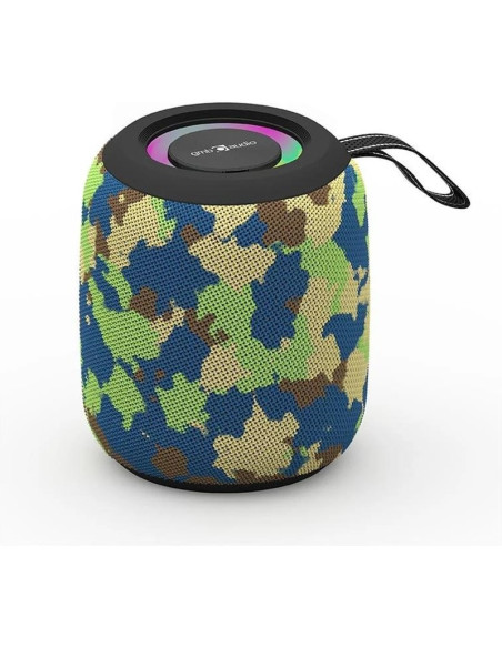 Altavoz GEMBIRD SPK-BT-LED-05-CM - Gembird Altavoz BT Efecto Luz LED RGB Camuflaje