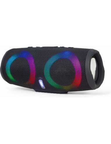 Altavoz GEMBIRD AU0732168 - Gembird SPK-BT-LED-02 altavoz portatil o de fiesta Altavoz monofonico portatil Negro 10 W