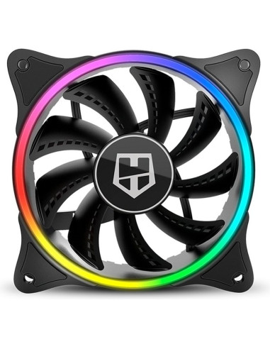 Refrigeracion NOX VE20356010 - NOX Hummer S-Fan Carcasa del ordenador Ventilador 12 cm Negro