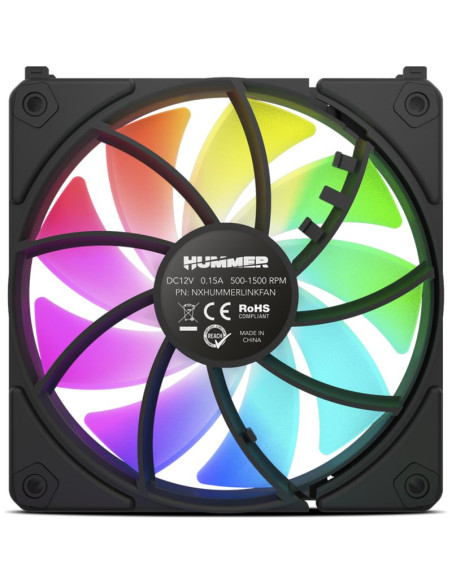 Refrigeracion NOX OP52356154 - NOX Hummer NXHUMMERELINKBK sistema de refrigeracion para ordenador Carcasa del ordenador