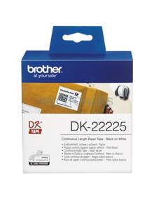 Papeleria DK22225 BROTHER - BROTHER CINTA CONTINUA DE PAPEL TÉRMICO ADHESIVO - BLANCO - 38MMX30,48M 2