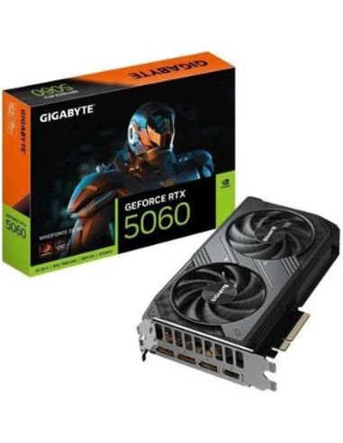 Tarjeta grafica GIGABYTE TG211541351 - GIGABYTE GeForce RTX 5060 WINDFORCE OC 8G Tarjeta Grafica