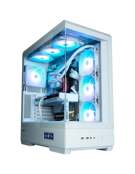 Caja ZALMAN CJ11671018 - Zalman I3 NEO TG WHITE carcasa de ordenador Midi Tower Blanco