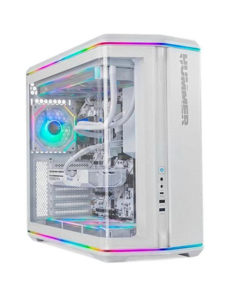 Caja NOX NXHUMMERANVILWH - NOX Semitorre ATX Hummer Anvil Cristal Curv Blanco