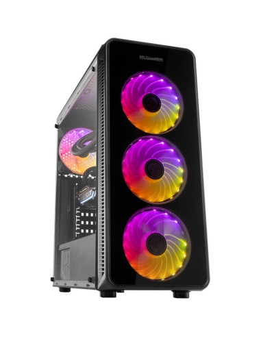 Caja NOX NXHUMMERTGM - Nox Semitorre ATX NOX Hummer TGM Rainbow RGB