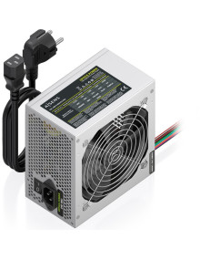 Accesorio AISENS LB504842 - AISENS Fuente Alimentacion ATX 500W con Cable de Alimentacion OEM, Plata
